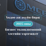 2025 оны бизнес төлөвлөгөө хэсгийн хэрэгжилт